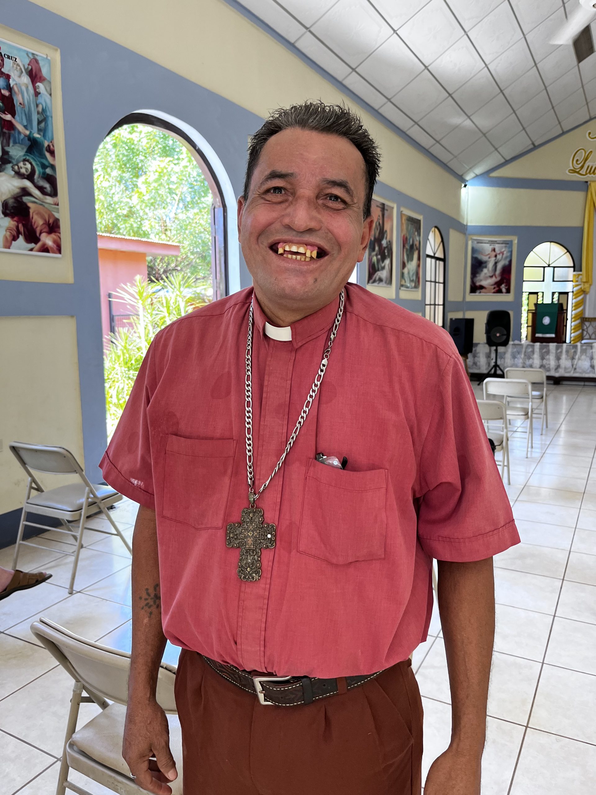 Pastor at Mission Centre.