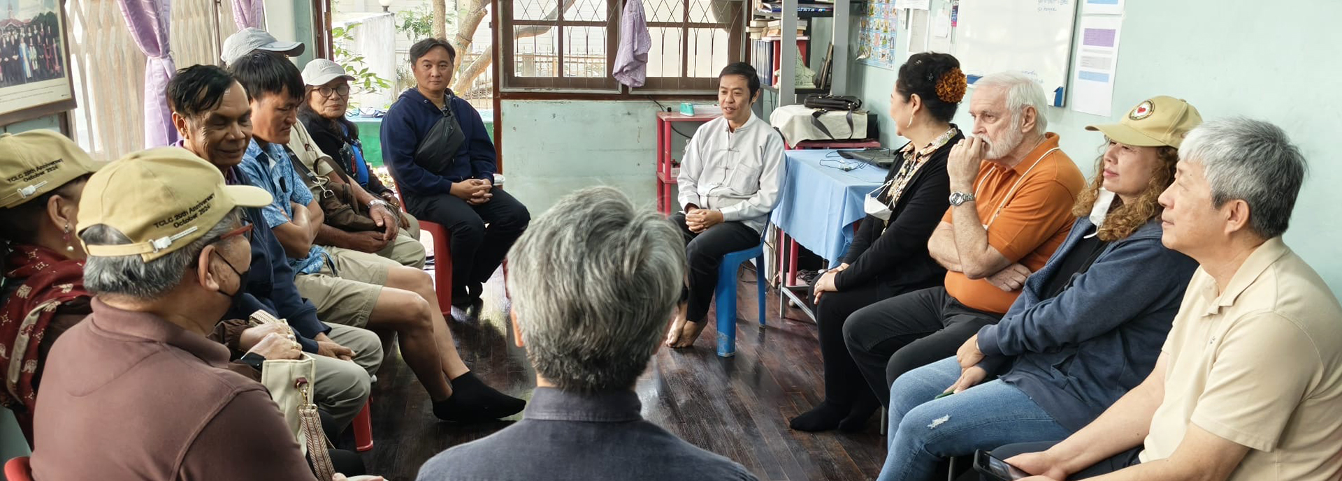 Leaders gathered in discussion.