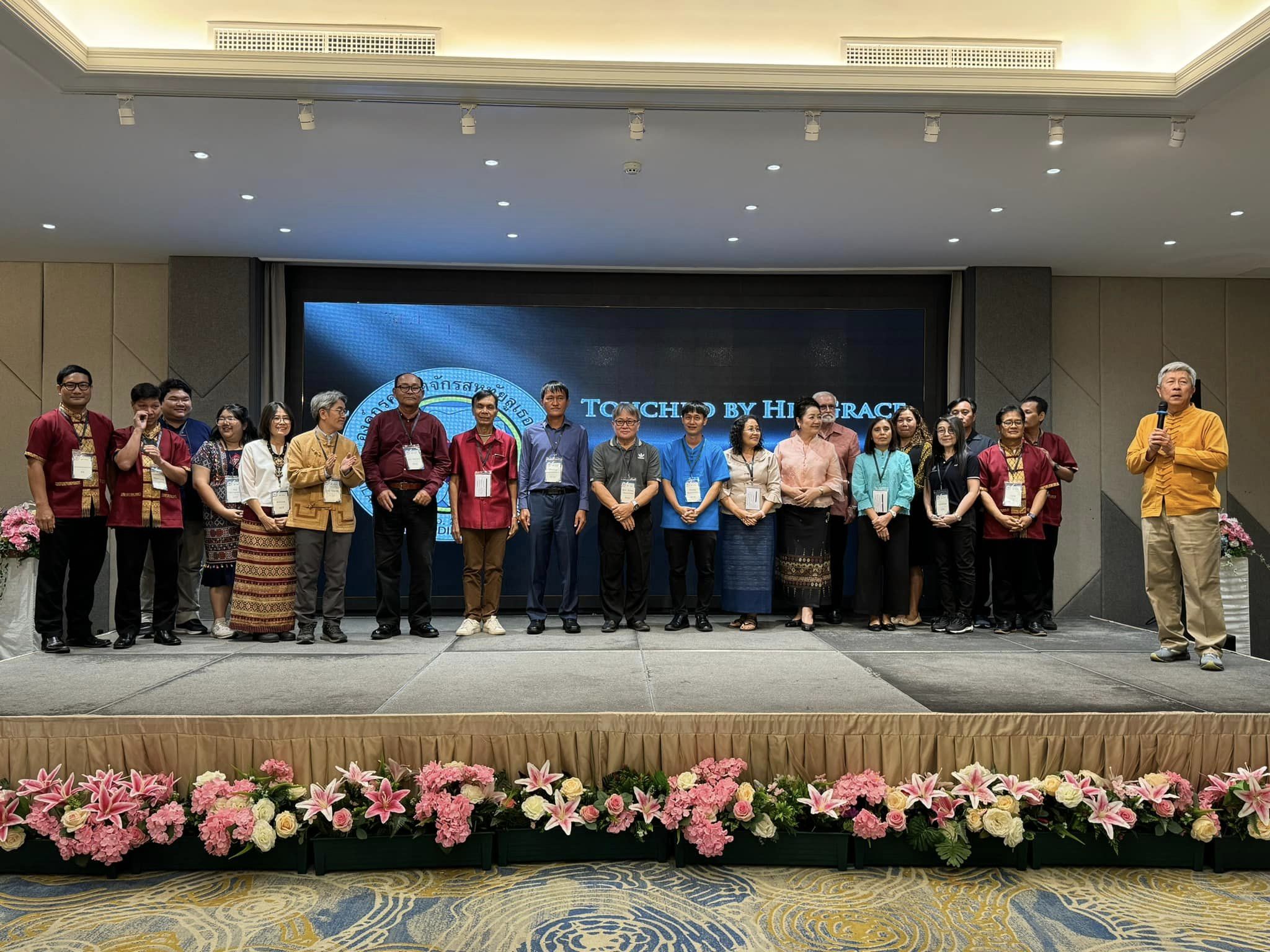 TCLC Members on stage at convention.