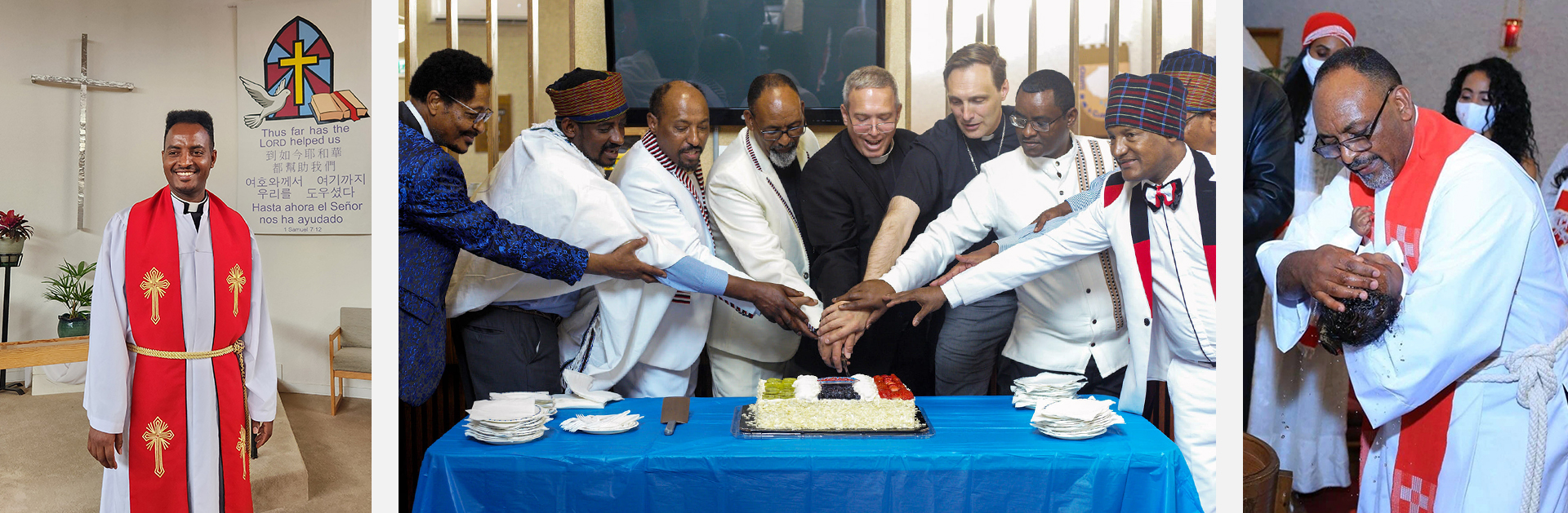 Pastors, members, and guests of LCC's Oromo congregations.