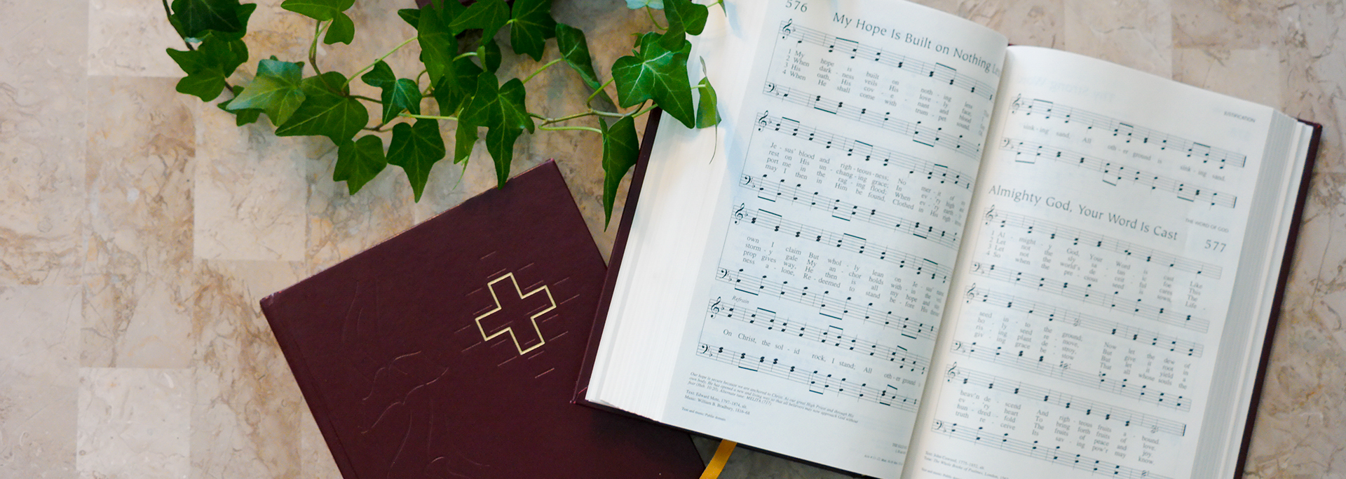 Hymnals.