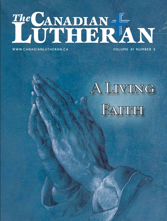 New issue: The Canadian Lutheran